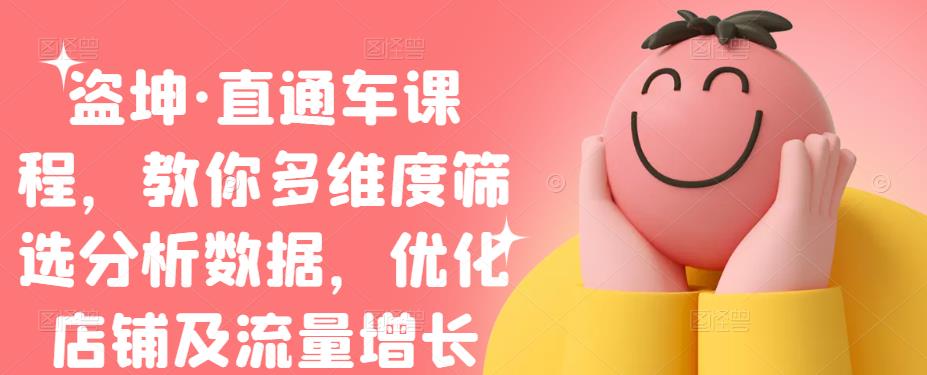 盗坤·直通车课程，教你多维度筛选分析数据，优化店铺及流量增长_北创网