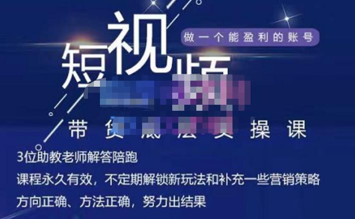 吴Sir·短视频带货底层实操课，教你如何选爆品、了解获短视频流量密码，正确起号_北创网
