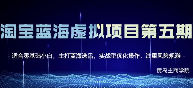 淘宝虚拟无货源3.0 4.0 5.0，适合零基础小白，主打蓝海选品，实战型优化操作_北创网