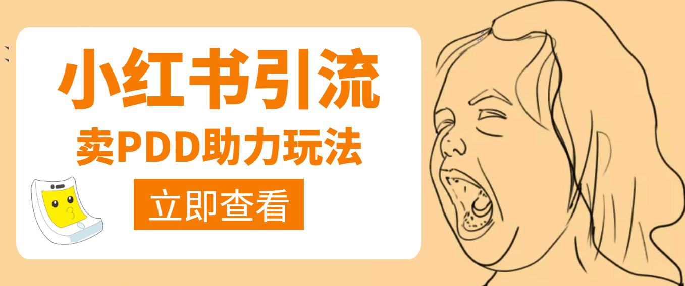 利用小红书卖拼多多助力_北创网