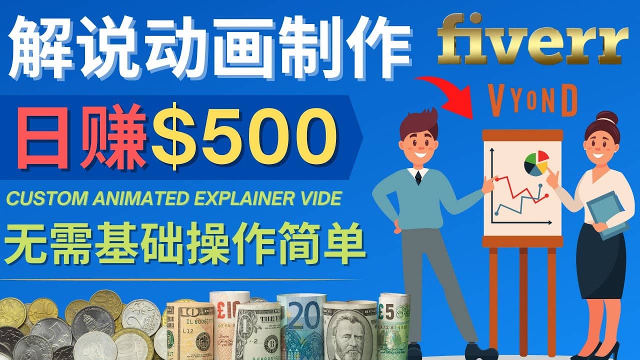 制作解说类动画视频（Animated Explainer）日赚500美元以上 – 0基础可操作_北创网