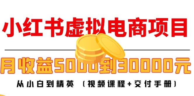 小红书虚拟电商项目：从小白到精英 (视频课程 交付手册)_北创网
