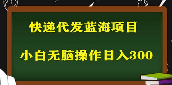 2023最新蓝海快递代发项目，小白零成本照抄_北创网