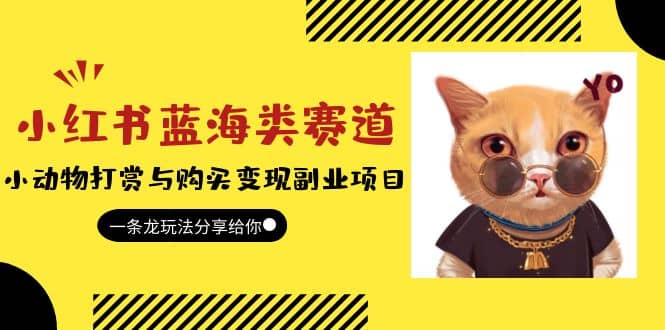 小红书蓝海类赛道：小动物打赏与购买变现副业项目，一条龙玩法分享给你_北创网