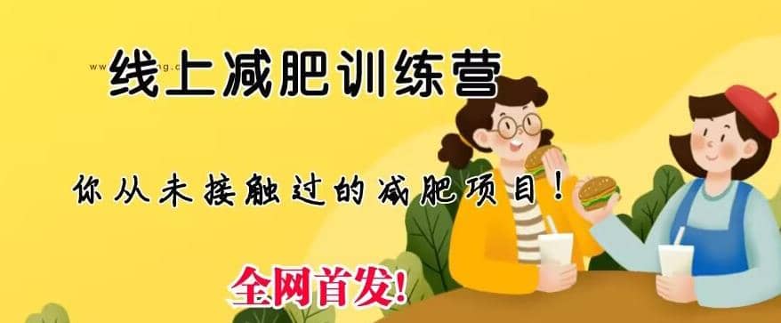 线上减肥训练营，足不出户，仅靠拉几个社群，发几条朋友圈，就可以月实现入五位【揭秘】_北创网