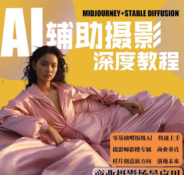 图片[2]_2024年AI辅助摄影人工智能商业应用摄影课程（37节课）_北创网