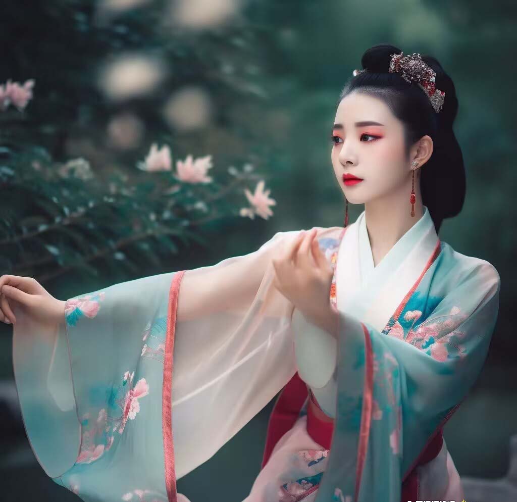 图片[3]_Midjourney关键词-AI生成中国风古装汉服美女人像提示关键词_北创网