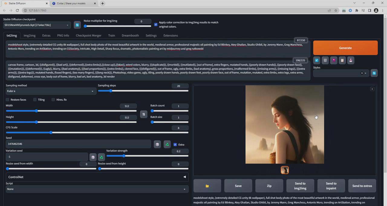 图片[4]_Stable Diffusion 大师班: 利用AI创建艺术图像及视频-31视频课-中英字幕_北创网
