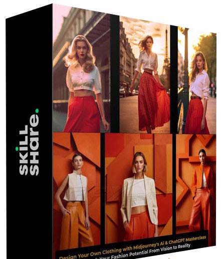 图片[2]_利用 Midjourneys Ai 人工智能设计自己的服装AI大师班-10节课-中英字幕_北创网