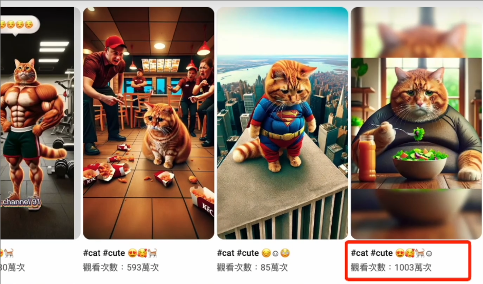 图片[3]_AI貓咪剧情号，30天涨粉100w，制作简单，一个视频全网分发，轻松月入1W+_北创网