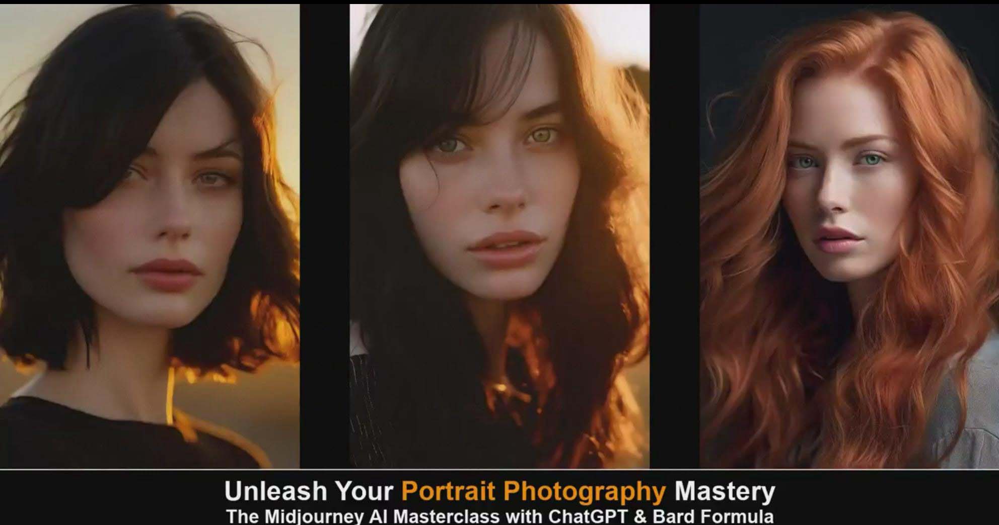 图片[4]_Midjourney v5 ChatGPT 和 Bard AI人工智能人像摄影大师班-15节-中英字幕_北创网