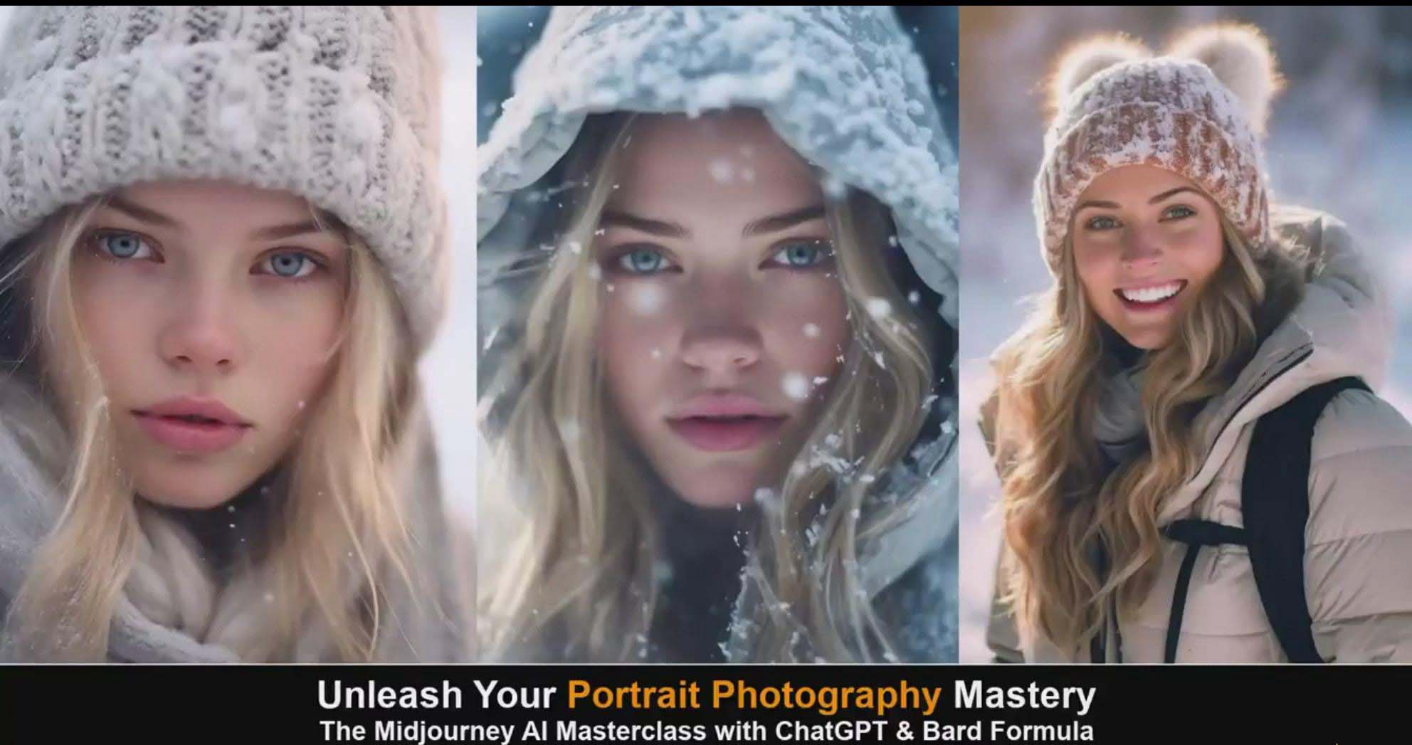 图片[6]_Midjourney v5 ChatGPT 和 Bard AI人工智能人像摄影大师班-15节-中英字幕_北创网