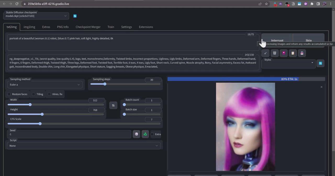 图片[6]_终极 Stable Diffusion + ChatGPT AI绘画及模型训练课程-中英字幕_北创网