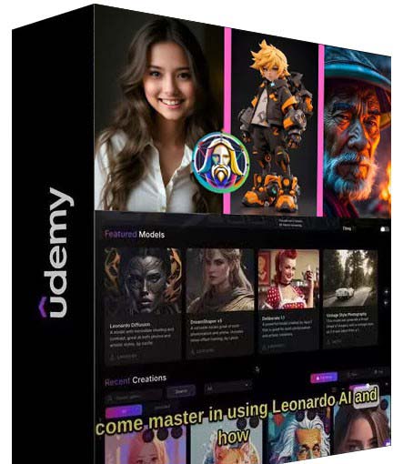 图片[2]_比 Midjourney 更好的 Leonardo AI绘画图像大师班教程-16讲-中英字幕_北创网