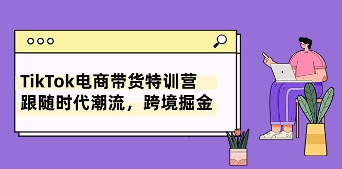 TikTok电商带货特训营，跟随时代潮流，跨境掘金（8节课）_北创网