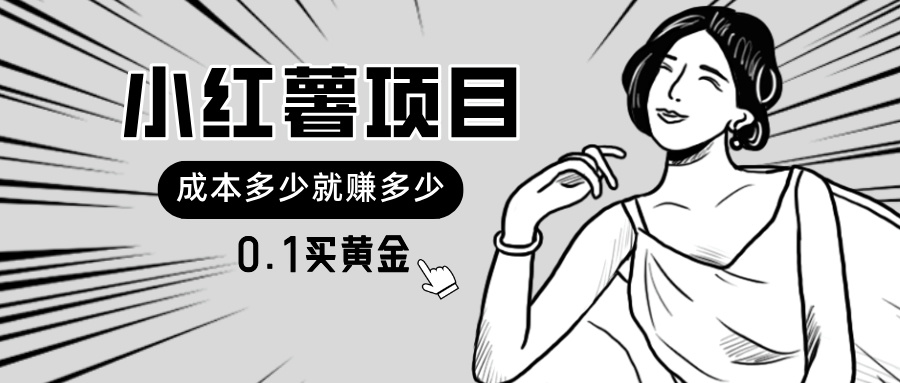 小红薯暴力项目，0.1买黄金。操作简单，日入无上限，可无限扩大。_北创网