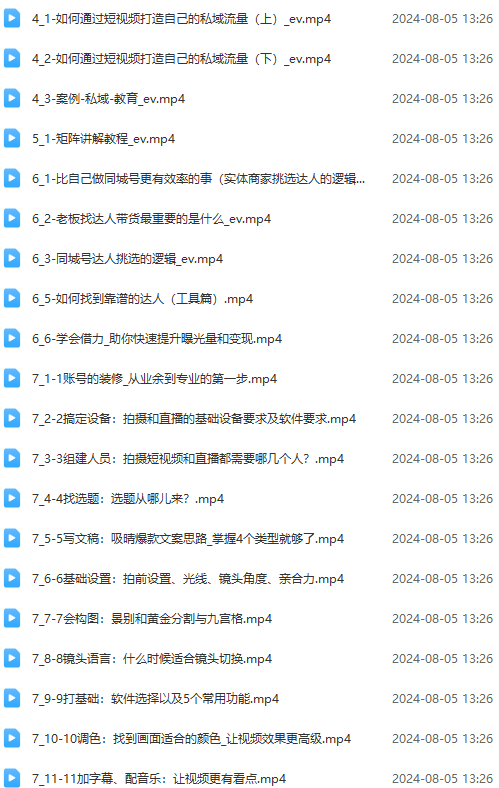 图片[3]_实体店老板获客特训营：认知、定位、文案、矩阵、直播、AI等（72节）_北创网
