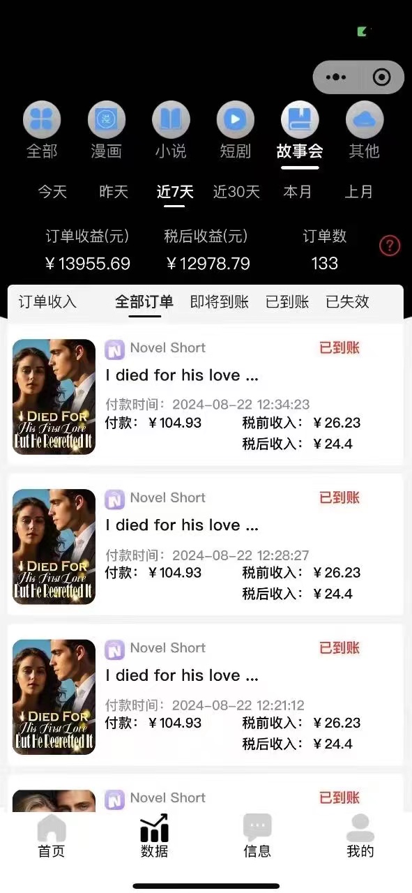 图片[3]_最新海外小说推文撸美金，日入1000＋ 蓝海市场，矩阵放大收益爆炸_北创网