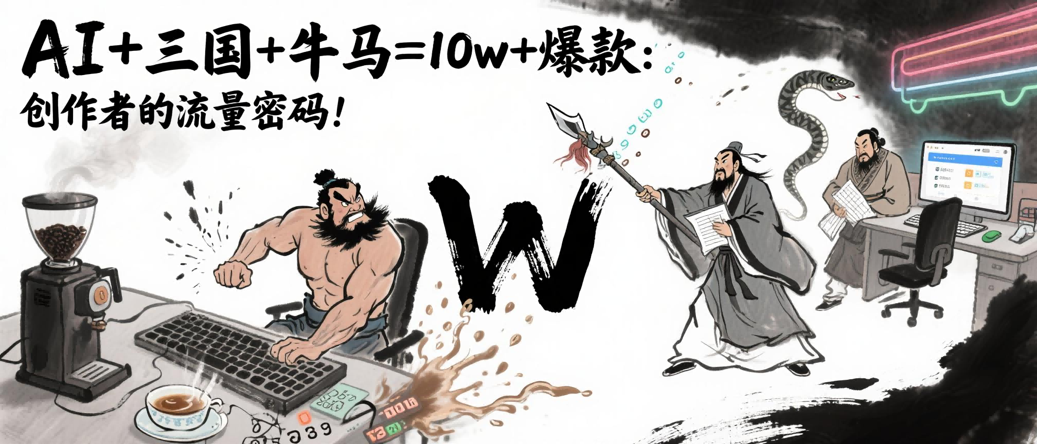 AI+三国+牛马=10w+爆款：创作者的流量密码！_北创网