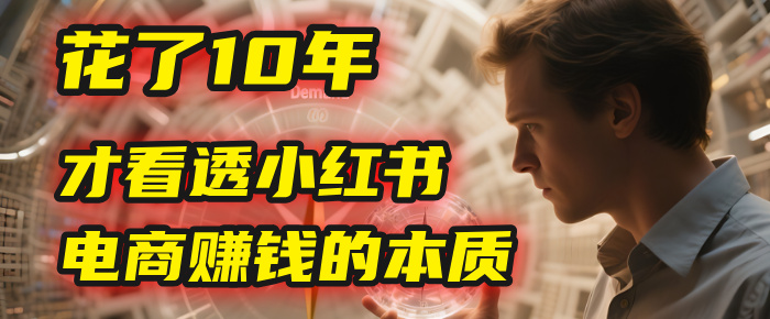 我花了10年，才看透小红书电商赚钱的2个字：本质_北创网