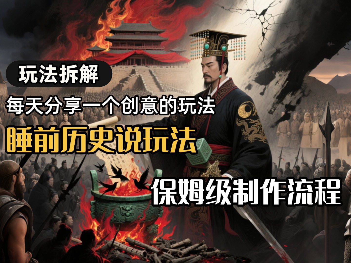13条作品涨粉24.5万，全流程拆解睡前历史说，保姆级教程_北创网