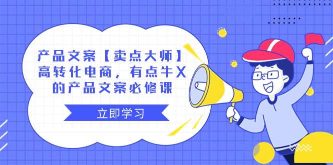产品文案【卖点大师】高转化电商，有点牛X的 产品文案必修课_北创网